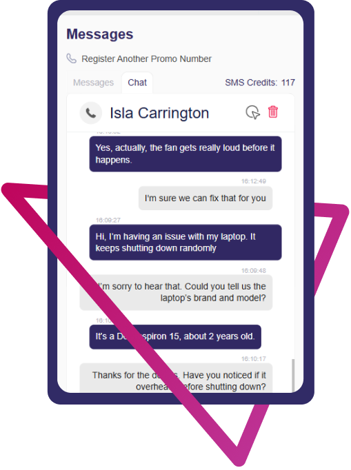 txt.uk dashboard